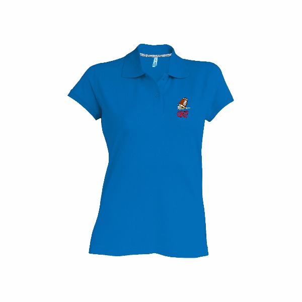 Boutique Rugby - Les Ptits Gris Polo Femme Bleu Royal 1