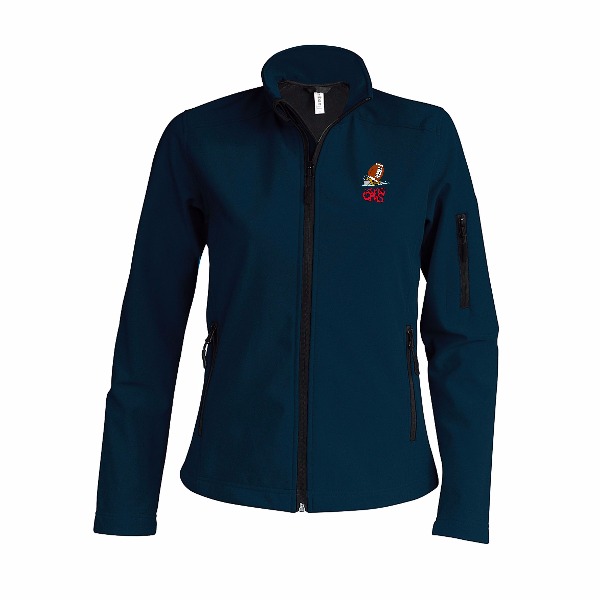 Boutique Rugby - Les Ptits Gris Softshell Femme Navy 1