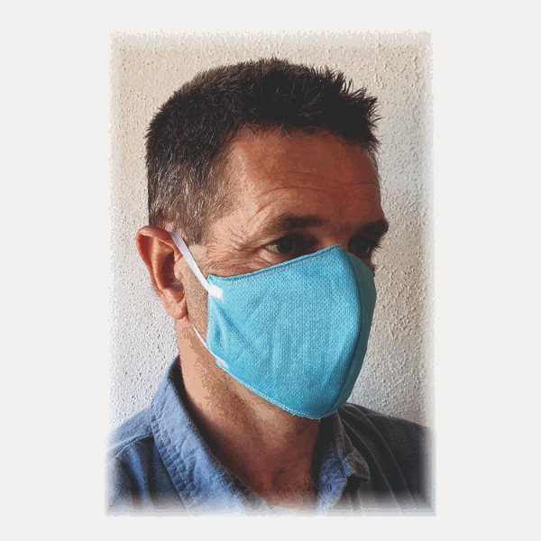 Masques FFP2 Fabriqués En Allemagne – Lot De 5, Blancs, Avec élastiques Ronds Doux